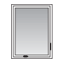 Casement window line drawing