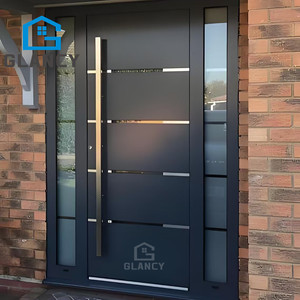 Exterior American Door House Other Front Stainless Pivot Main Entrance Front Entry Pivot Steel Security Doors