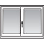 Sliding window line drawing
