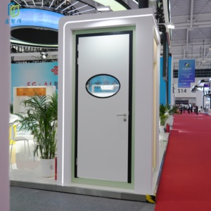 Fire Rated Modern Finished Steel Security Door with Stainless Steel Screen Fireproof Exterior Entry Door for Apartment House