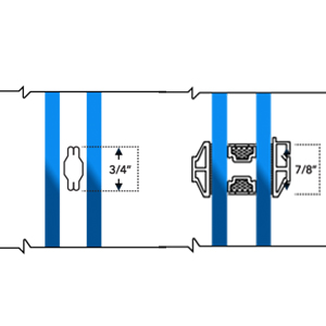Architectural grille and muntin bar designs for French doors