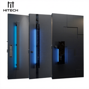 Soundproof Solid Wooden Pivot Door Front Entry Villa