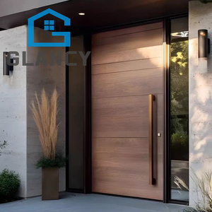 Pivot Large 3 Point Lock Smart Steel Wood Entry Security Door