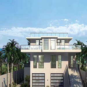 Hurricane impact resistant aluminum windows for coastal homes
