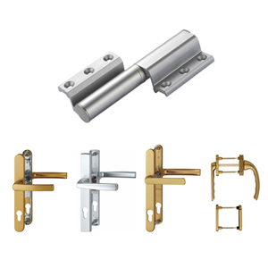 Heavy duty multi-point lock hardware and handles
