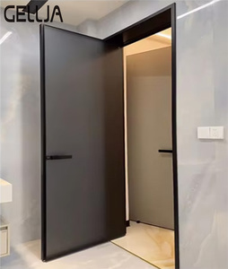 Metal Door Frame Doors Modern Indoor Contemporary Style Aluminium Alloy Showerroom Casement Glass Door