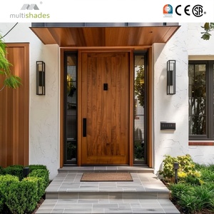Aluminum Alloy Anti-Theft Waterproof Swing Entry Door with Sidelights